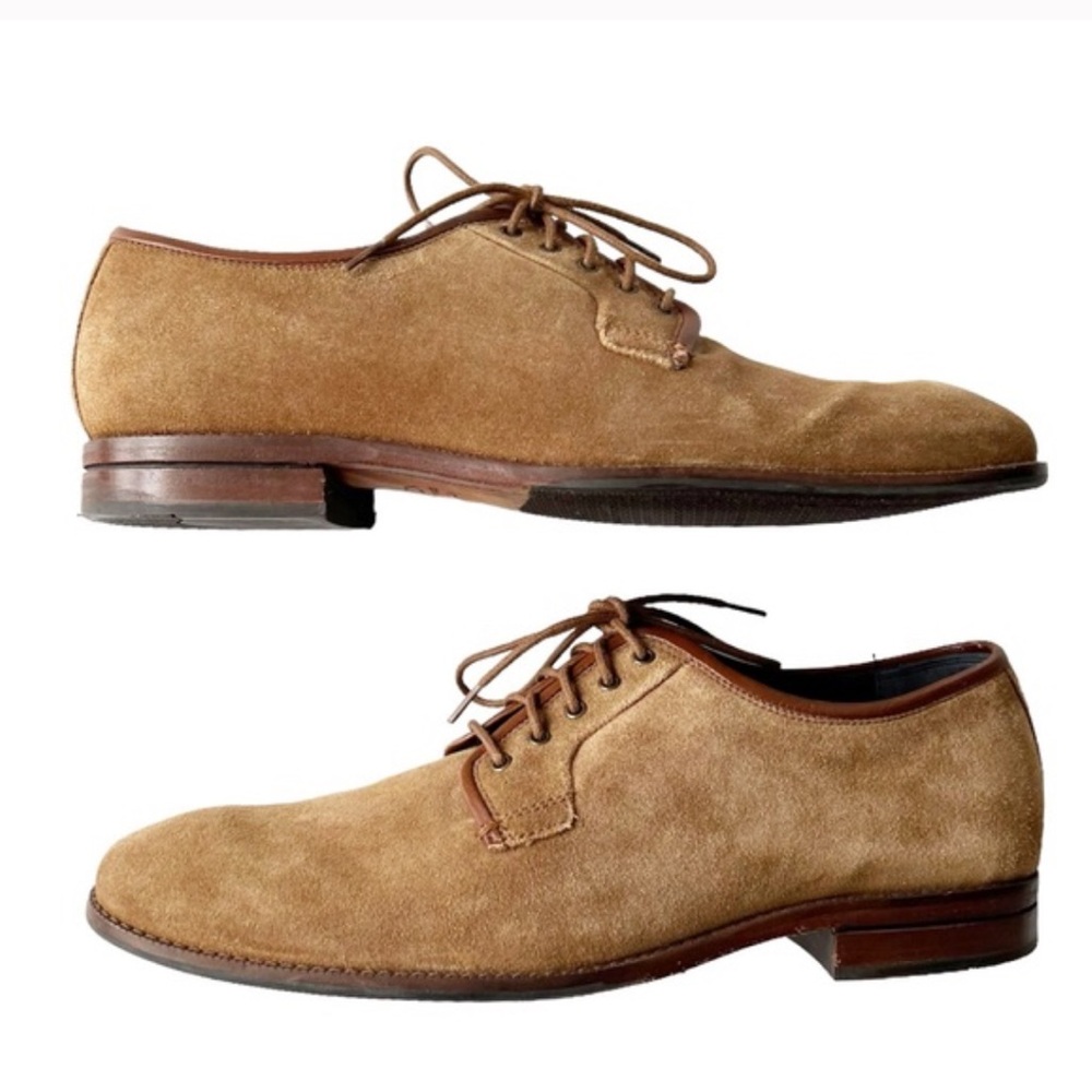 Cole Haan warner grand postman cinnamon suede oxfords men’s 10.5